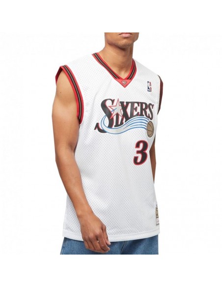 Mitchell & Ness Allen Iverson Swingman Jersey 2000-01 Philadelphia SMJYGS18200-P76WHIT00AIV Ανδρική Φανέλα Μπάσκετ