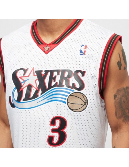 Mitchell & Ness Allen Iverson Swingman Jersey 2000-01 Philadelphia SMJYGS18200-P76WHIT00AIV Ανδρική Φανέλα Μπάσκετ
