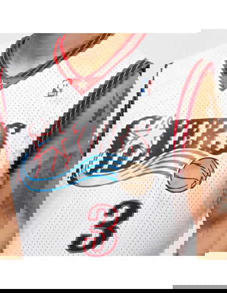 Mitchell Ness NBA Swingman Home Jersey 76ERS 00 Allen Iverson M SMJYGS18200P76WHIT00AIV