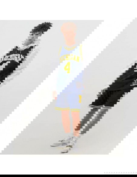 Mitchell & Ness Webber SMJY4437-UMI91CWEASBL Ανδρική Φανέλα Εμφάνισης Μπάσκετ