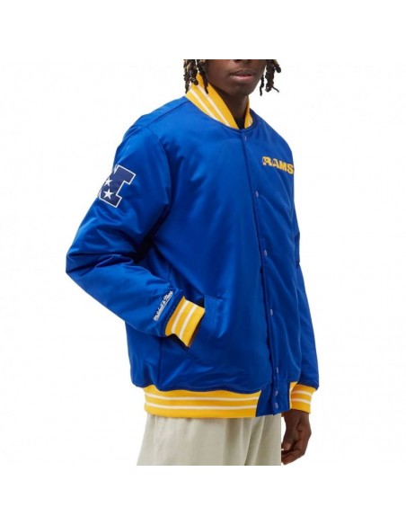 Mitchell & Ness Ανδρικό Χειμωνιάτικο Μπουφάν Bomber OJBF3413-LARYYPPPROYA
