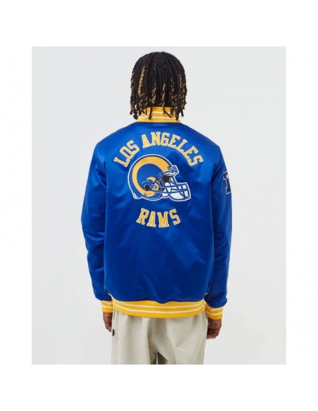 Mitchell & Ness Ανδρικό Χειμωνιάτικο Μπουφάν Bomber OJBF3413-LARYYPPPROYA