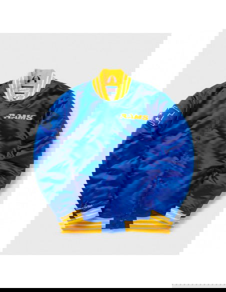 Mitchell Ness NFL Heavyweight Satin Jacket Los Angeles Rams M OJBF3413LARYYPPPROYA