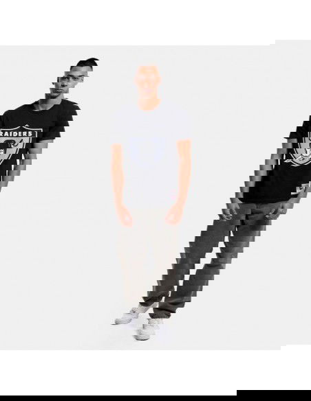 Mitchell Ness NFL Team Logo Tee Oakland Raiders M BMTRINTL1053ORABLCKT