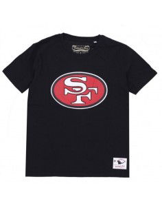 Mitchell & Ness Ανδρικό T-shirt Κοντομάνικο Μαύρο BMTRINTL1053-SF4BLCK