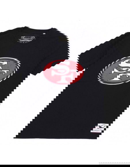 Mitchell Ness NFL Team Logo Tee San Francisco M 49ERSS BMTRINTL1053SF4BLCK