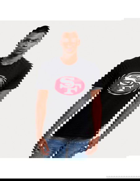 Mitchell Ness NFL Team Logo Tee San Francisco M 49ERSS BMTRINTL1053SF4BLCK