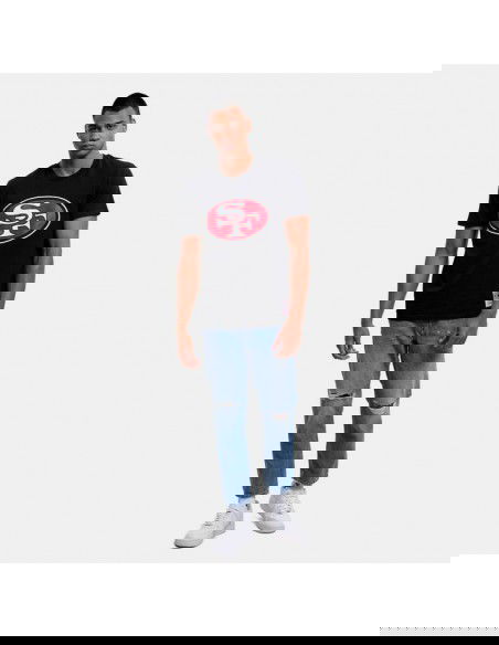 Mitchell Ness NFL Team Logo Tee San Francisco M 49ERSS BMTRINTL1053SF4BLCK