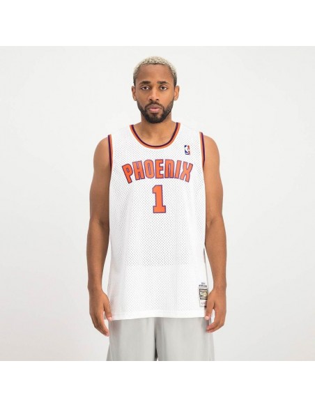 Mitchell & Ness SMJY4443-PSU02AHAWHIT Ανδρική Φανέλα Εμφάνισης Μπάσκετ