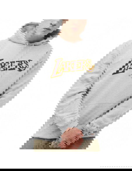 Mitchell & Ness Ανδρικό Φούτερ με Κουκούλα Μαύρο HDSSINTL1267-LALBLCK