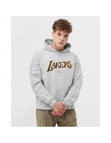 Mitchell & Ness Ανδρικό Φούτερ με Κουκούλα Μαύρο HDSSINTL1267-LALBLCK