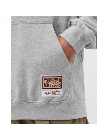 Mitchell & Ness Ανδρικό Φούτερ με Κουκούλα Μαύρο HDSSINTL1267-LALBLCK