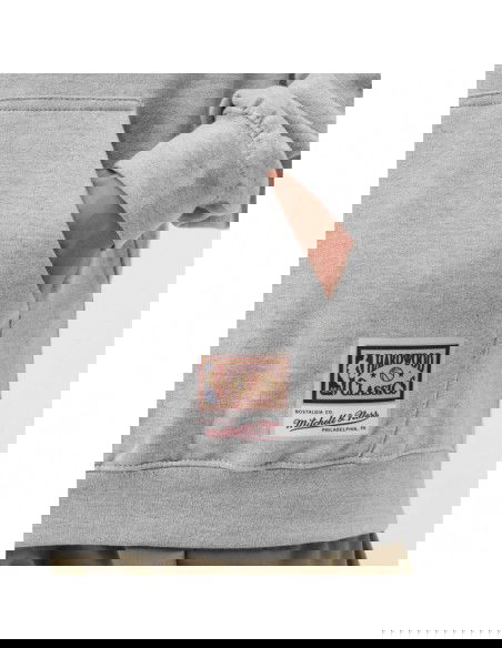 Mitchell & Ness Ανδρικό Φούτερ με Κουκούλα Μαύρο HDSSINTL1267-LALBLCK