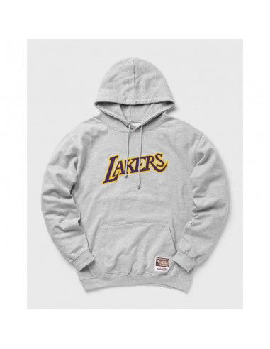 Mitchell & Ness Ανδρικό Φούτερ με Κουκούλα Μαύρο HDSSINTL1267-LALBLCK