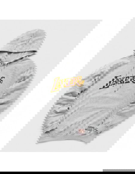 Mitchell & Ness Ανδρικό Φούτερ με Κουκούλα Μαύρο HDSSINTL1267-LALBLCK