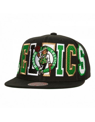 Mitchell Ness Varsity Bust Snapback Boston Celtics Cap HHSS6461BCEYYPPPBLCK