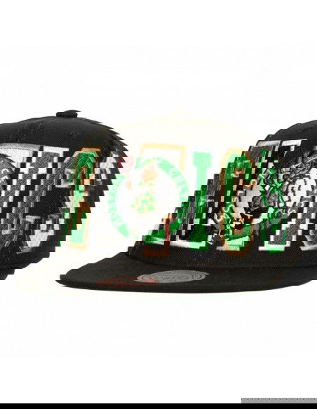 Mitchell Ness Varsity Bust Snapback Boston Celtics Cap HHSS6461BCEYYPPPBLCK