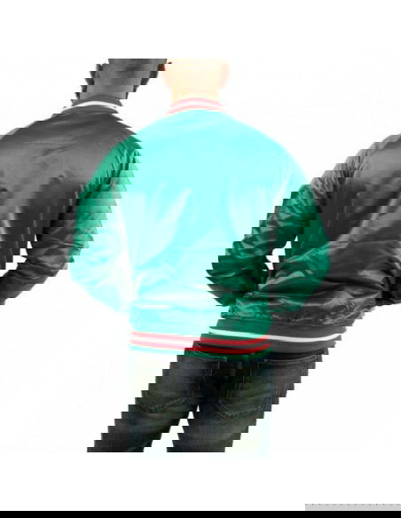 Mitchell & Ness Ανδρικό Μπουφάν Πράσινο. STJKMG18013-MBUDKGN