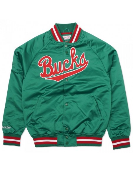 Mitchell & Ness Ανδρικό Μπουφάν Πράσινο. STJKMG18013-MBUDKGN