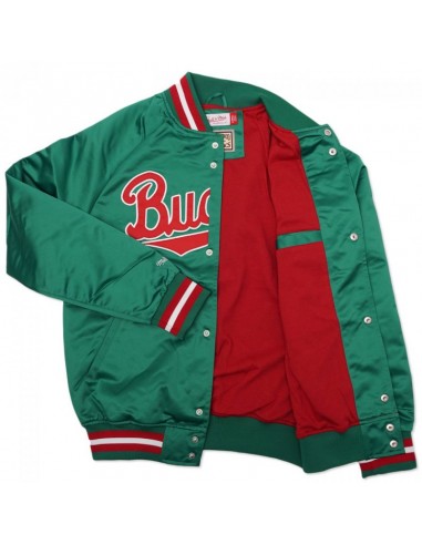 Mitchell & Ness Ανδρικό Μπουφάν Πράσινο. STJKMG18013-MBUDKGN