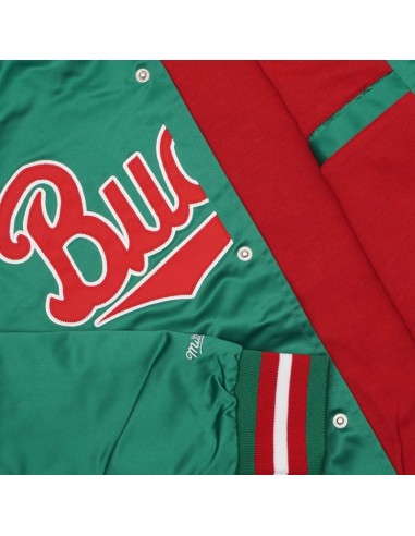 Mitchell & Ness Ανδρικό Μπουφάν Πράσινο. STJKMG18013-MBUDKGN