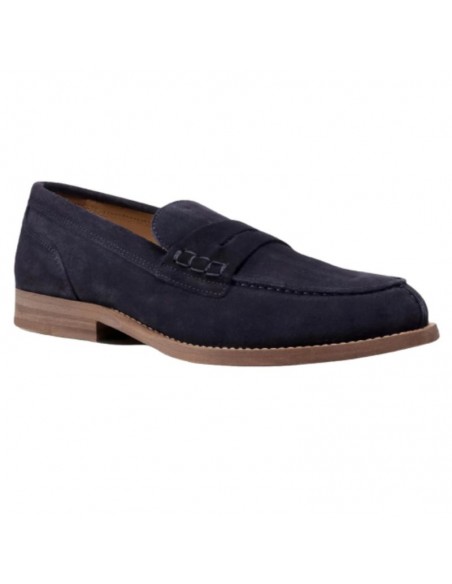 Tommy Hilfiger Suede Ανδρικά Loafers σε Μπλε Χρώμα FM0FM02867-DW5