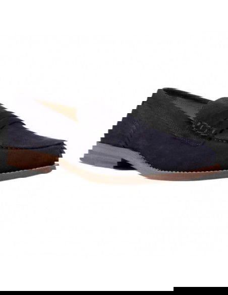 Tommy Hilfiger Suede Ανδρικά Loafers σε Μπλε Χρώμα FM0FM02867-DW5