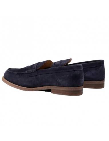 Tommy Hilfiger Suede Ανδρικά Loafers σε Μπλε Χρώμα FM0FM02867-DW5