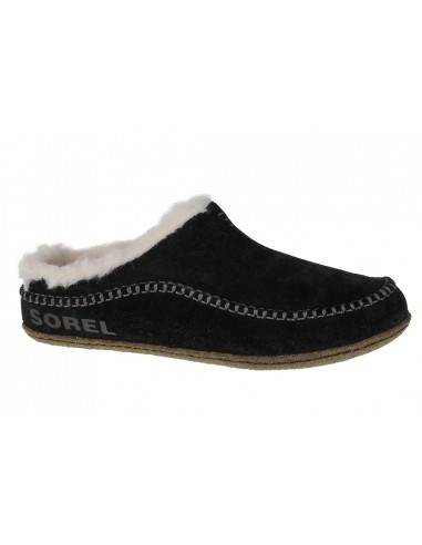 Sorel Lanner Ridge Δερμάτινες Χειμερινές Ανδρικές Παντόφλες Μαύρες 1923641010