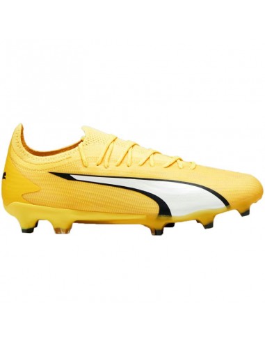 Puma Ultra Ultimate FG/AG 107311-04 Χαμηλά Ποδοσφαιρικά Παπούτσια με Τάπες Κίτρινα