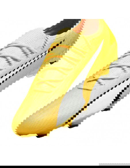 Puma Ultra Ultimate FG/AG 107311-04 Χαμηλά Ποδοσφαιρικά Παπούτσια με Τάπες Κίτρινα