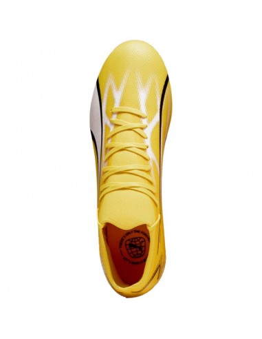 Puma Ultra Match FG/AG 107347-04 Χαμηλά Ποδοσφαιρικά Παπούτσια με Τάπες Κίτρινα