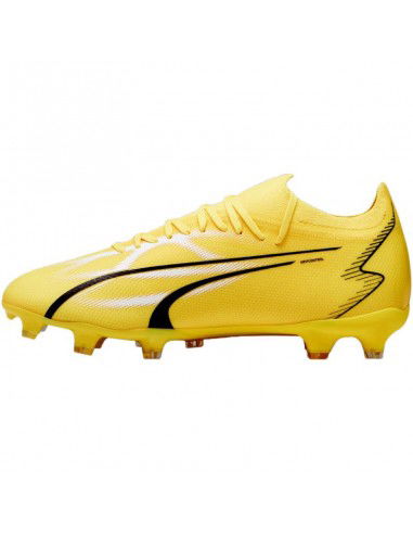 Puma Ultra Match FG/AG 107347-04 Χαμηλά Ποδοσφαιρικά Παπούτσια με Τάπες Κίτρινα