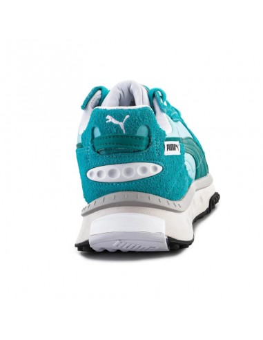 Puma Wild Rider Vintage Γυναικεία Flatforms Sneakers Μπλε 381595-03