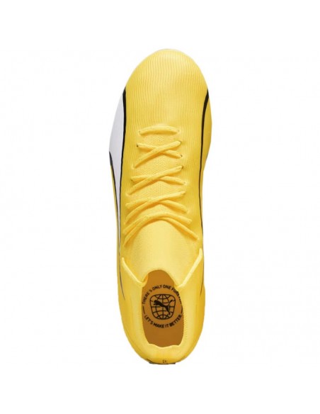 Puma Ultra Pro FG/AG 107422-04 Χαμηλά Ποδοσφαιρικά Παπούτσια με Τάπες Κίτρινα