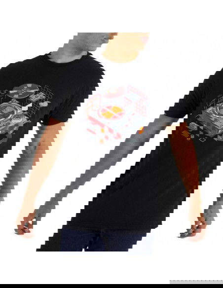 Ellesse SHP15894 Ανδρικό T-shirt Μαύρο με Στάμπα