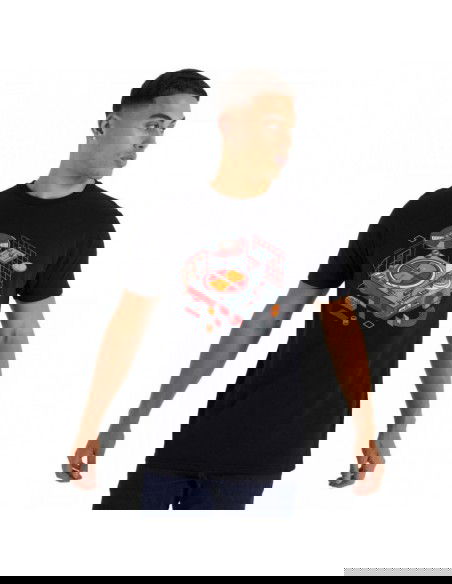 Ellesse SHP15894 Ανδρικό T-shirt Μαύρο με Στάμπα