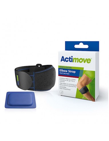Elbow support with gel compress adjustable