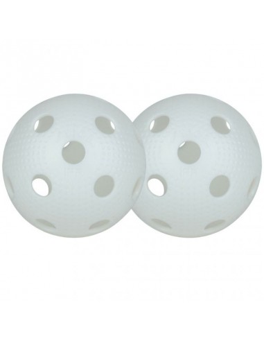 Stiga floorball balls white 2 pieces 79217002