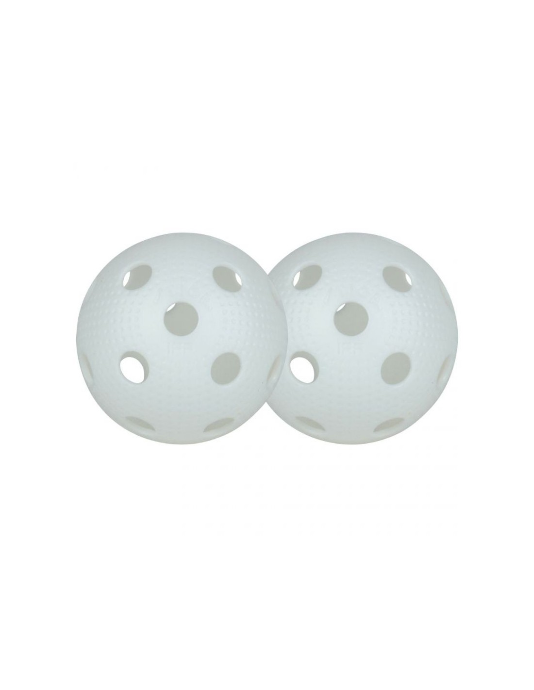 Stiga floorball balls white 2 pieces 79217002