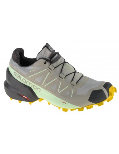 Salomon Speedcross 5 GTX L41612800 Γυναικεία Αθλητικά Παπούτσια Trail Running Γκρι Αδιάβροχα με Μεμβράνη Gore-Tex