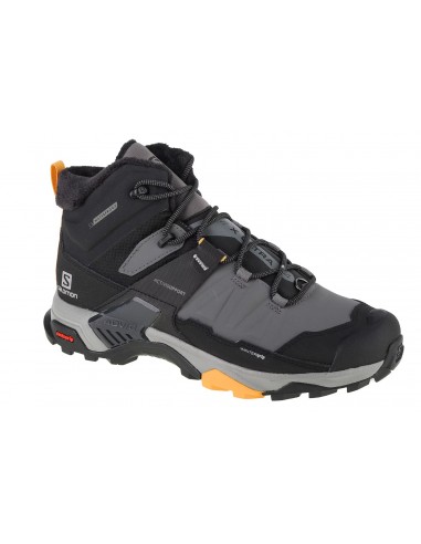 Salomon X Ultra 4 MID L41355200 Ανδρικά Ορειβατικά Μποτάκια Αδιάβροχα Quiet Shade / Black / Warm Apricot