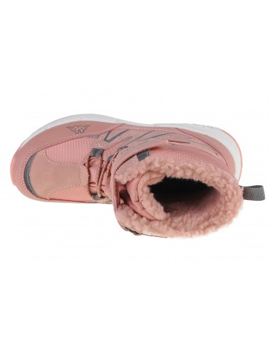 Kappa Floki Tex K Παιδικές Μπότες Χιονιού με Σκρατς & Κορδόνια Ροζ 260975K-2116