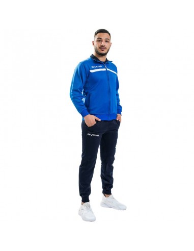 Givova Tuta One Σετ Φόρμας με Λάστιχο Μπλε TT012-0204