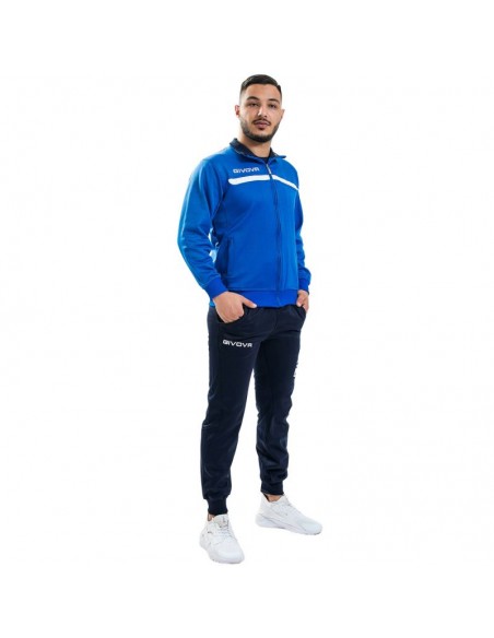 Givova Tuta One Σετ Φόρμας με Λάστιχο Μπλε TT012-0204