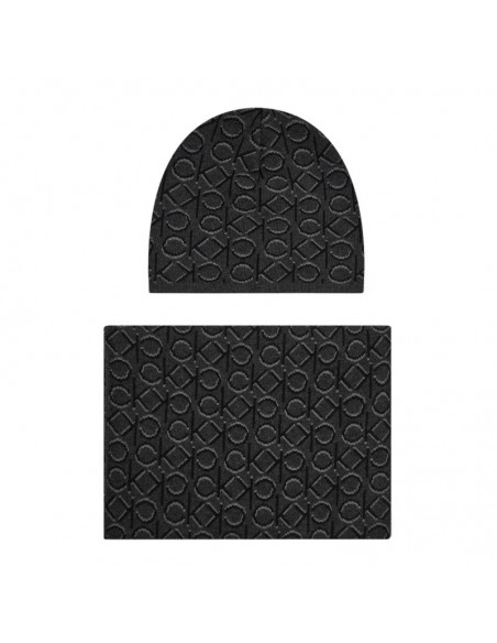 Calvin Klein Ανδρικό Σετ με Σκούφο σε Μαύρο χρώμα K50K507498-01C