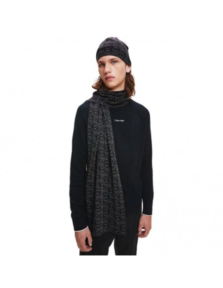 Calvin Klein Ανδρικό Σετ με Σκούφο σε Μαύρο χρώμα K50K507498-01C