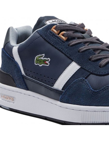 Lacoste T-clip Ανδρικά Sneakers Navy Μπλε 44SMA0034092