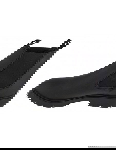 Lumberjack Ghete Chelsea Δερμάτινα Μαύρα Ανδρικά Chelsea Μποτάκια SM97903001H01-CB001