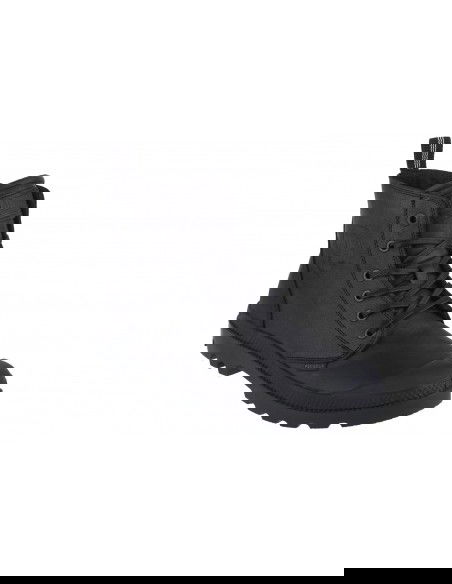 Palladium Pampa Δερμάτινα Μαύρα Ανδρικά Αρβυλάκια με Φερμουάρ 76888-008-M